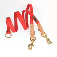 BayBond Adjustable Multi-Way Leash - Red - Red