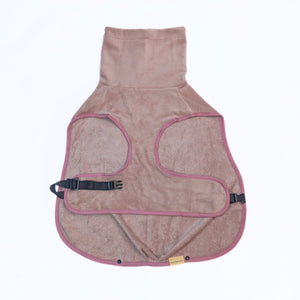 CloudSoft Bamboo Dry Robe - Rose with anti-pull technology, brass hardware, and premium fabric by House of Harrold