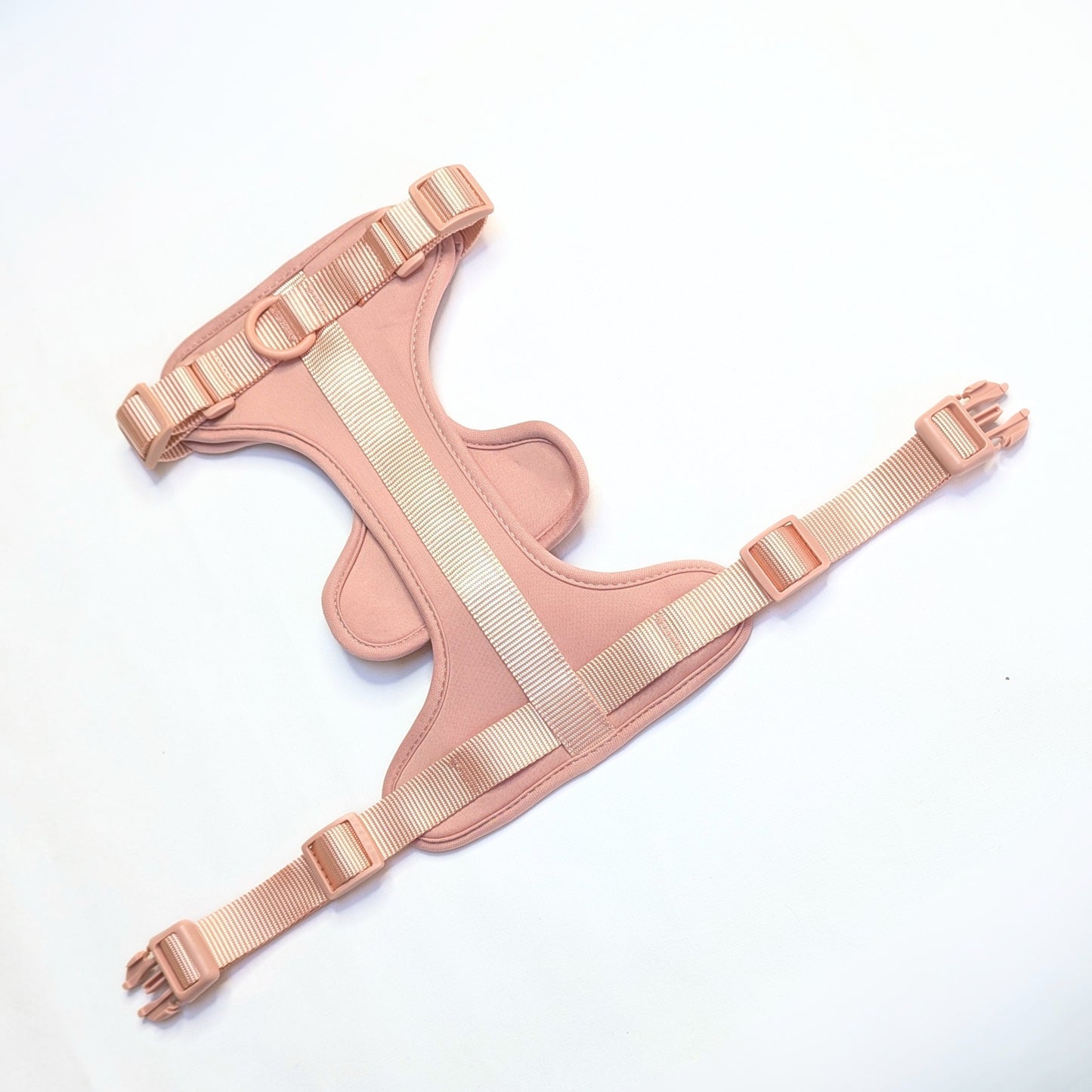 ComfortFit No-Pull Harness - Pink with durable neoprene, brass hardware, and anti-pull technology by House of Harrold for enduring quality