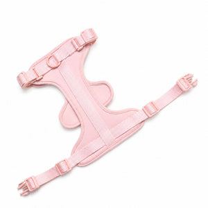 ComfortFit No-Pull Harness - Pink with durable neoprene, brass hardware, and anti-pull technology by House of Harrold for enduring quality